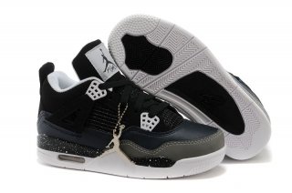 Air Jordan 4 Noir Blanc Enfant