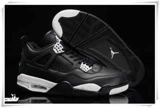 Air Jordan 4 Noir Blanc Noir