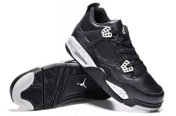 Air Jordan 4 Noir Blanc