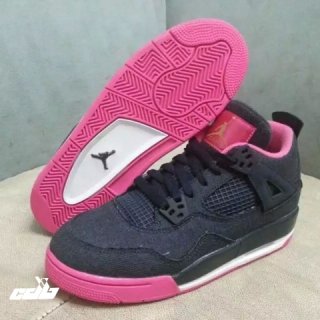 Air Jordan 4 Noir Rose Blanc