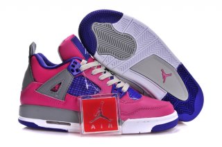 Air Jordan 4 Rose Bleu