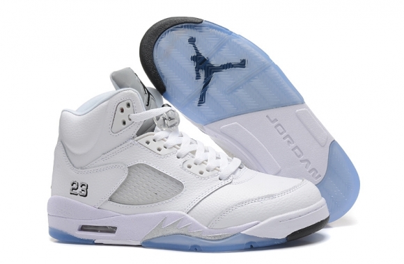 Air Jordan 5 Blanc Gris