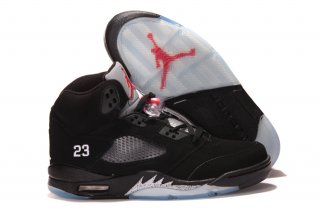 Air Jordan 5 Noir Gris Rouge