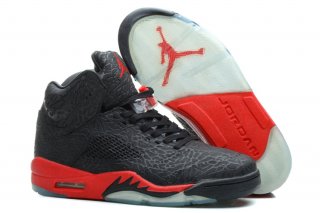 Air Jordan 5 Noir Rouge