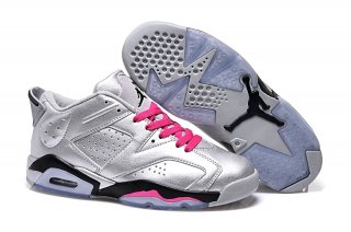 Air Jordan 6 Argent Gris Rose