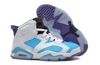 Air Jordan 6 Blanc Bleu Pourpre