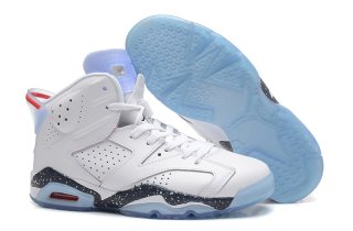 Air Jordan 6 Blanc Clair Bleu