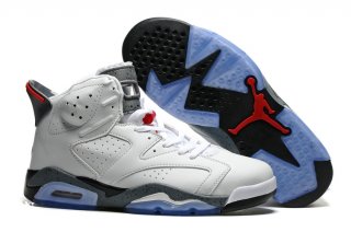 Air Jordan 6 Blanc Gris Noir Rouge