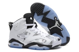 Air Jordan 6 Blanc Gris Noir