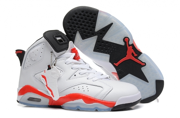 Air Jordan 6 Blanc Orange