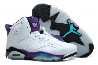 Air Jordan 6 Blanc Pourpre Noir