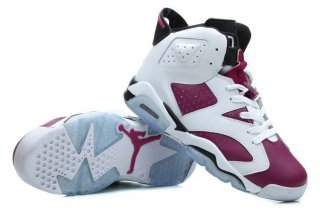 Air Jordan 6 Blanc Pourpre