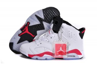 Air Jordan 6 Blanc Rose Noir