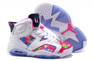 Air Jordan 6 Blanc Rose Pourpre