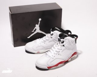 Air Jordan 6 Blanc Rouge Noir