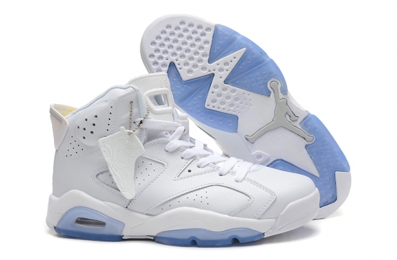 Air Jordan 6 Clair Bleu Blanc