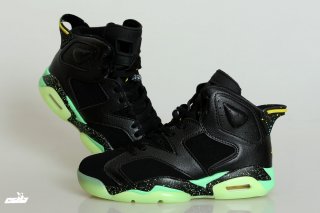 Air Jordan 6 Fluorescent Vert Noir