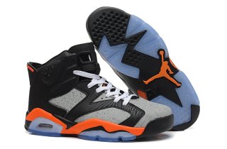 Air Jordan 6 Gris Noir Orange