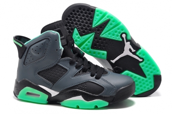 Air Jordan 6 Gris Vert