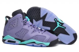 Air Jordan 6 Pourpre Vert