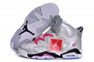 Air Jordan 6 Rose Argent