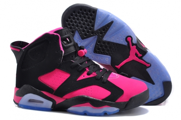 Air Jordan 6 Rose Noir Bleu