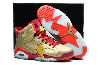 Air Jordan 6 Rouge Or