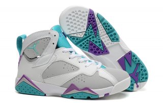 Air Jordan 7 Blanc Bleu Pourpre