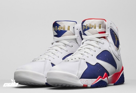 Air Jordan 7 Blanc Bleu Rouge