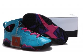 Air Jordan 7 Bleu Rose Pourpre