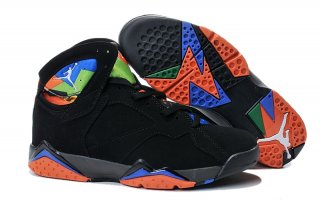 Air Jordan 7 Noir Bleu Orange