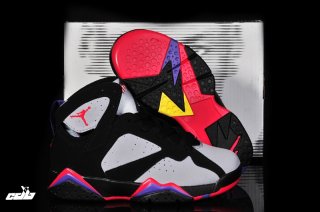 Air Jordan 7 Noir Gris Enfant