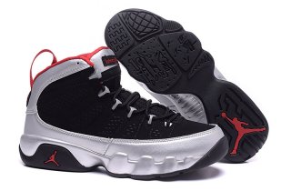 Air Jordan 9 Argent Noir