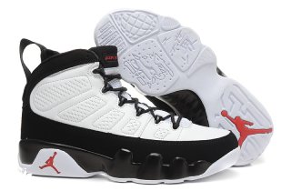 Air Jordan 9 Blanc Noir Rouge