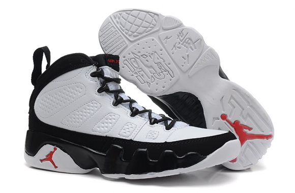 Air Jordan 9 Blanc Noir