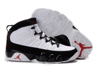 Air Jordan 9 Blanc Rouge Noir