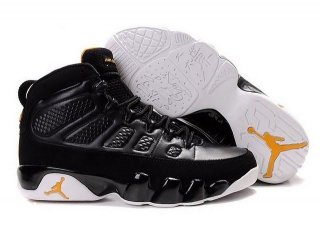 Air Jordan 9 Noir Blanc Jaune