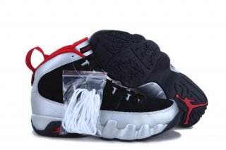 Air Jordan 9 Noir Gris Rouge