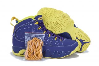 Air Jordan 9 Pourpre Jaune