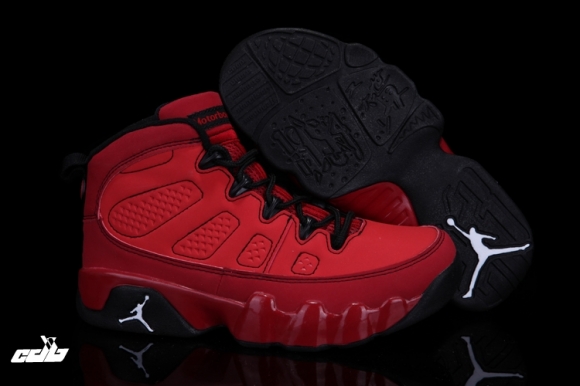 Air Jordan 9 Rouge Enfant