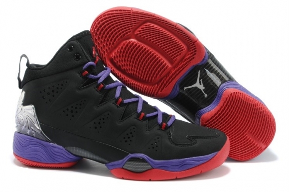 Air Jordan Carmelo Anthony 10 Noir Pourpre Rouge