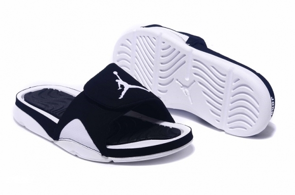 Jordan Hydro Claquette Noir Blanc