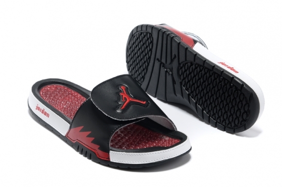 Jordan Hydro Claquette Rouge Noir Blanc