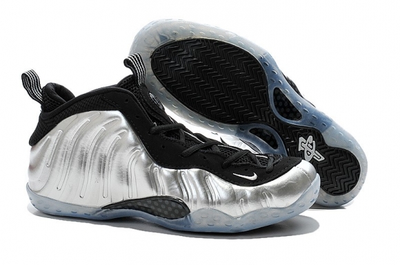 Nike Air Foamposite Argent Noir