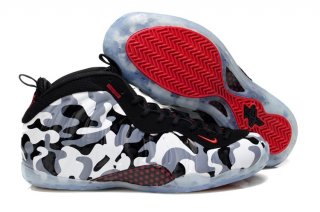 Nike Air Foamposite Blanc Noir Rouge