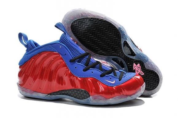 Nike Air Foamposite Bleu Rouge