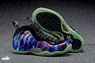 Nike Air Foamposite Noir Bleu Pourpre
