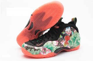 Nike Air Foamposite Noir Orange Multicolore
