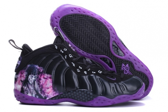 Nike Air Foamposite Noir Pourpre