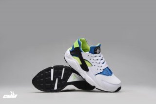 Nike Air Huarache Blanc Bleu Vert